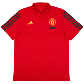 2019-20 Manchester United adidas Polo - 9/10 - (L)