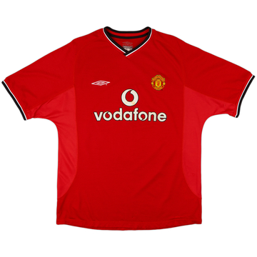 2000-02 Manchester United Maillot domicile - 5/10 - (L)