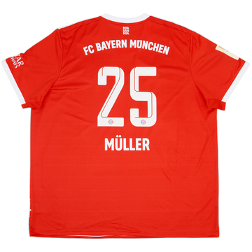 2022-23 Bayern Munich Maillot domicile Muller #25 (3XL)
