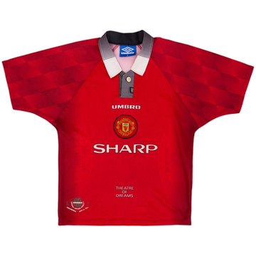 1996-98 Manchester United Maillot domicile - 8/10 - (Garçons L)