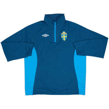 2012-13 Suède Umbro Haut d'entraînement 1/4 Zip - 8/10 - (L)