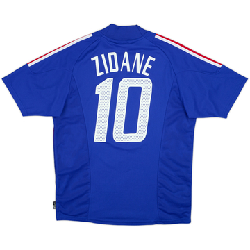2002-04 France Maillot Domicile Zidane #10 - 9/10 - (M)