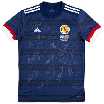 Maillot domicile Scotland 2020 version joueur signé par l'équipe - 9/10 - (M)
