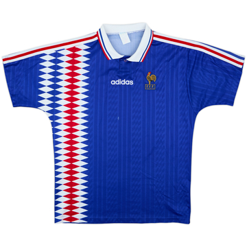 1994-96 France Maillot Domicile - 5/10 - (L/XL)