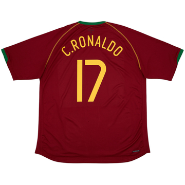 2006-08 Portugal Maillot Domicile C.Ronaldo #17 - 5/10 - (XXL)