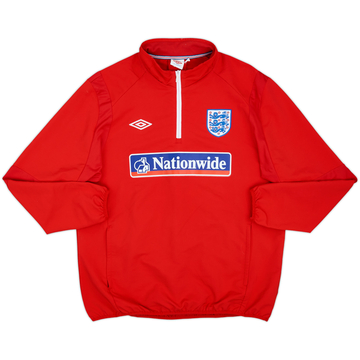 2010-11 England Umbro Haut d'entraînement 1/4 Zip - 9/10 - (XL)