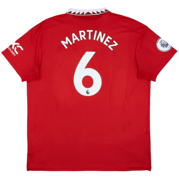 2022-23 Manchester United Maillot Domicile Martinez #6 - 5/10 - (XXL)
