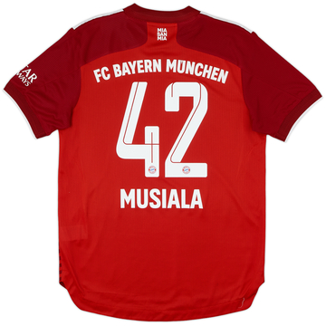 2021-22 Bayern Munich Maillot Domicile Authentique Musiala #42 - 8/10 - (M)