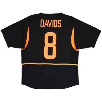 2002-04 Netherlands Maillot extérieur Davids #8 - 8/10 - (L)