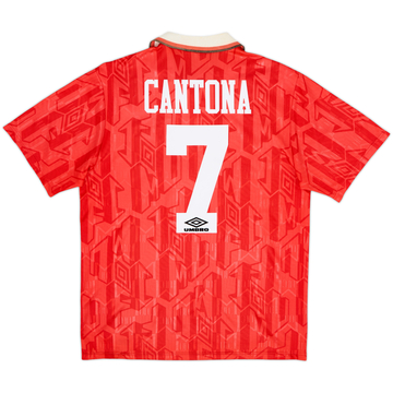 1992-94 Manchester United Maillot Domicile Cantona #7 - 7/10 - (L)