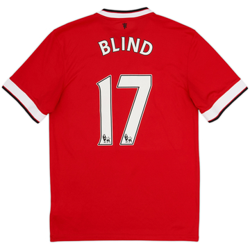2014-15 Manchester United Maillot Domicile Blind #17 - 8/10 - (S)