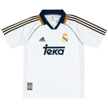 1999-00 Real Madrid adidas Maillot Domicile Réédition