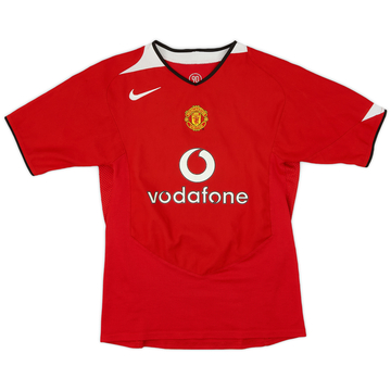 2004-06 Manchester United Maillot domicile - 5/10 - (L.Boys)