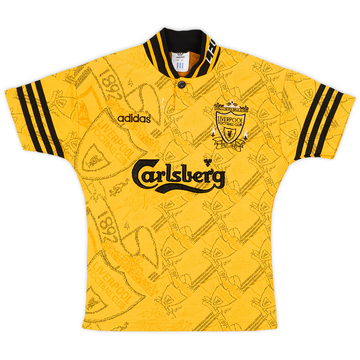 1994-96 Liverpool Maillot Third - 8/10 - (XS.Boys)