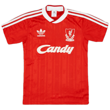 1988-89 Liverpool Maillot domicile - 9/10 - (Garçons L)