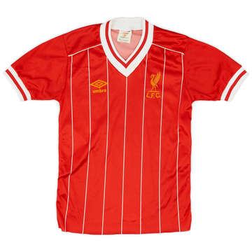 1982-85 Liverpool Maillot Domicile - 8/10 - (Garçons L)