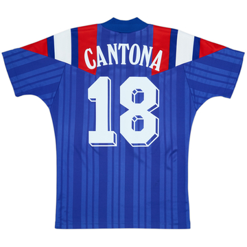 1992-94 France Maillot domicile Cantona #18 - 6/10 - (S)