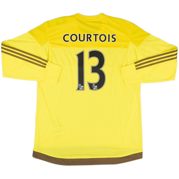 2015-16 Chelsea Maillot GK Version Joueur Courtois #13 (XL)