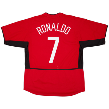 Maillot domicile Manchester United 2002-04 Ronaldo #7 - 6/10 - (L)