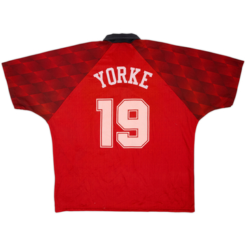 1996-98 Manchester United Maillot domicile Yorke #19 - 5/10 - (XXL)