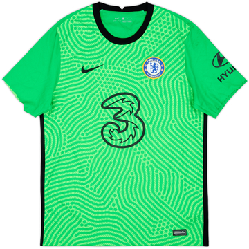 2020-21 Chelsea GK Maillot Manches courtes - 3/10 - (L)