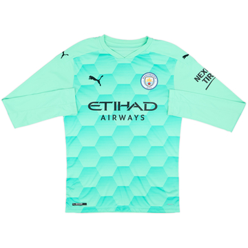 2020-21 Manchester City Maillot GK - 8/10 - (M)