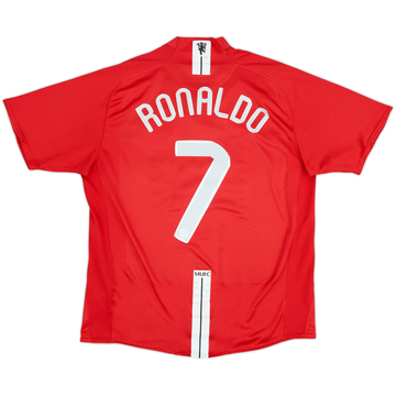 2007-09 Manchester United Maillot Domicile Ronaldo #7 - 5/10 - (L)