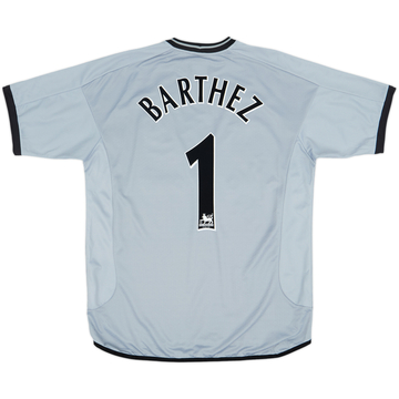 2001-02 Manchester United Centenaire Maillot Gardien MC Barthez #1 - 10/10 - (L)