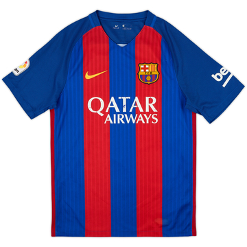 2016-17 Barcelona Maillot Domicile - 5/10 - (S)