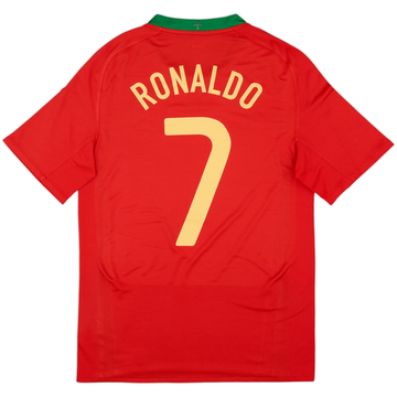 2008-10 Portugal Maillot Domicile Ronaldo #7 - 10/10 - (S)