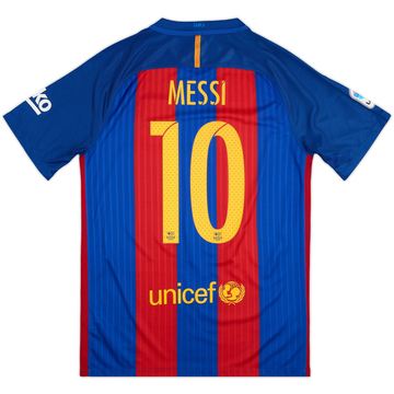 2016-17 Barcelona Maillot domicile Messi #10 - 8/10 - (S)