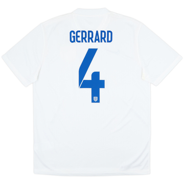 2014-15 England Maillot domicile Gerrard #4 (L)