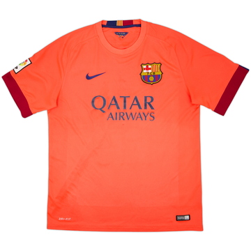 2014-15 Barcelona Maillot extérieur - 4/10 - (L)