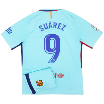 2017-18 Barcelona Maillot et short extérieur Suarez #9 - 6/10 - (M)
