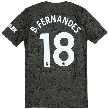 Maillot extérieur Manchester United 2020-21 B.Fernandes #18 - 8/10 - (XS)