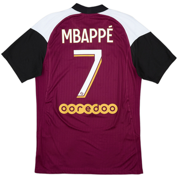 2020-21 Paris Saint-Germain Maillot third Mbappe #7 - 8/10 - (S)