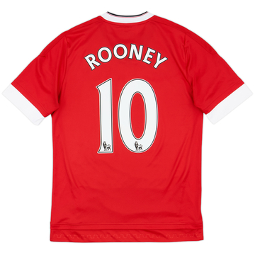2015-16 Manchester United Maillot domicile Rooney #10 - 8/10 - (XL.Boys)
