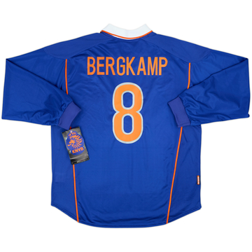 Maillot extérieur ML version joueur Netherlands 1998-00 Bergkamp #8 (XL)