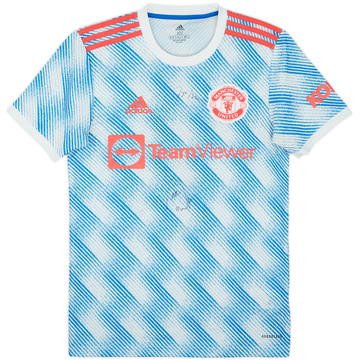 2021-22 Manchester Maillot extérieur signé - 9/10 - (XS)