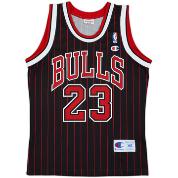 1995-97 Chicago Bulls Jordan #23 Champion Maillot alternatif - 8/10 - (XS)