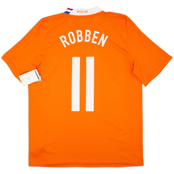2008-10 Netherlands Maillot Domicile Robben #11 (M)