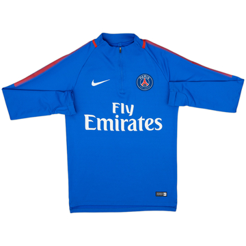 2018-19 Paris Saint-Germain Nike 1/4 Zip Haut d'entraînement - 8/10 - (S)