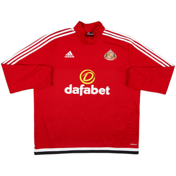 2015-16 Sunderland adidas Haut d'entraînement 1/4 zip - 6/10 - (XXL)