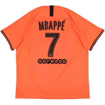 2019-20 Paris Saint-Germain Maillot extérieur Mbappe #7 - 8/10 - (XXL)
