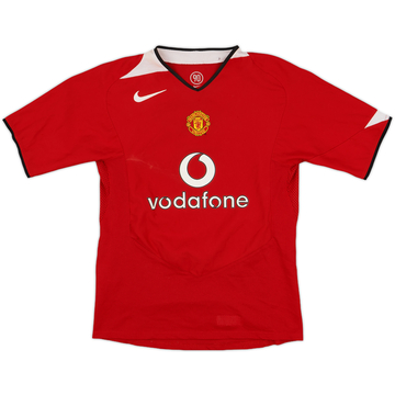 Maillot domicile Manchester United 2004-06 - 7/10 - (Garçons L)