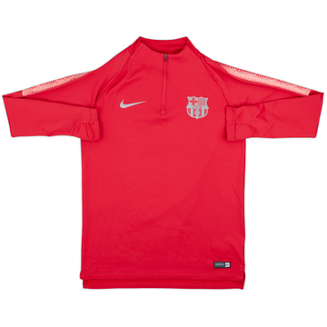 2018-19 Barcelona Nike Haut d'entraînement 1/4 zippé - 7/10 - (M)