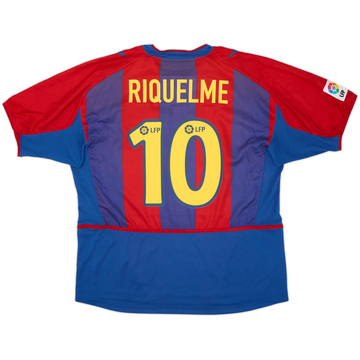 2002-03 Barcelona Maillot domicile Riquelme #10 - 5/10 - (L)