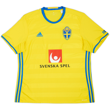2016-17 Sweden adidas Maillot Domicile/Entraînement - 9/10 - (XL)