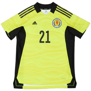 Maillot Gardien de But Féminin MC Scotland Version Joueur 2021-22 #21 - 10/10 - (L)