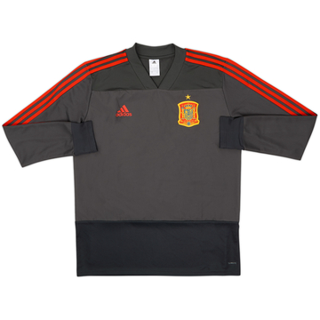 2017-18 Spain adidas Haut d'entraînement - 8/10 - (L)